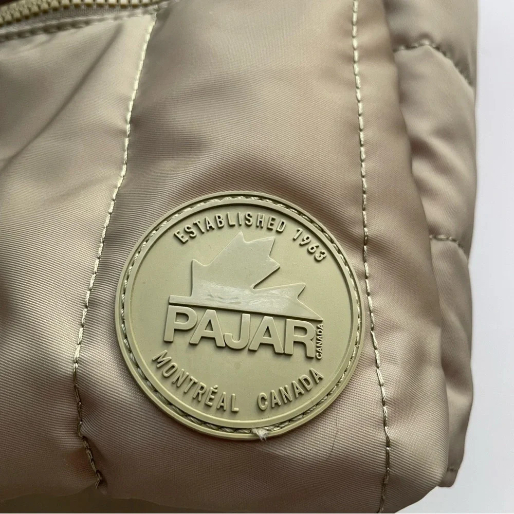 NWT Pajar Twill Dome Backpack Vert Clair/Light Green (Tan/Orange) MSRP $125 - Picture 6 of 15